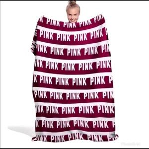 VS PINK sherpa Blanket